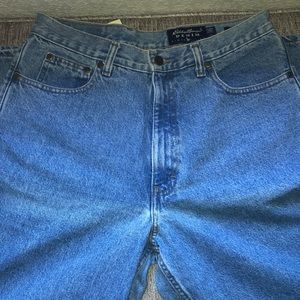 Vintage Style Eddie Bauer Petite Light Wash Jeans